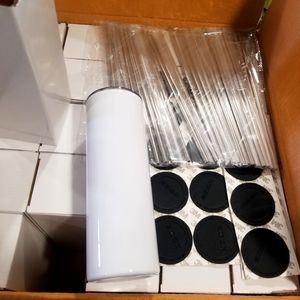 20oz skinny straight sublimation tumblers